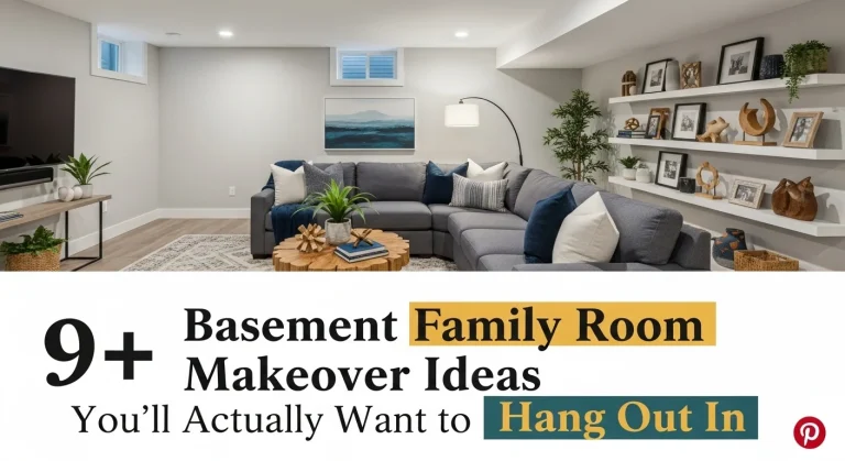 Basement Family Room Makeover Ideas
