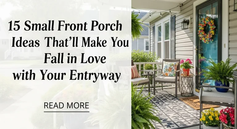 Small Front Porch Ideas