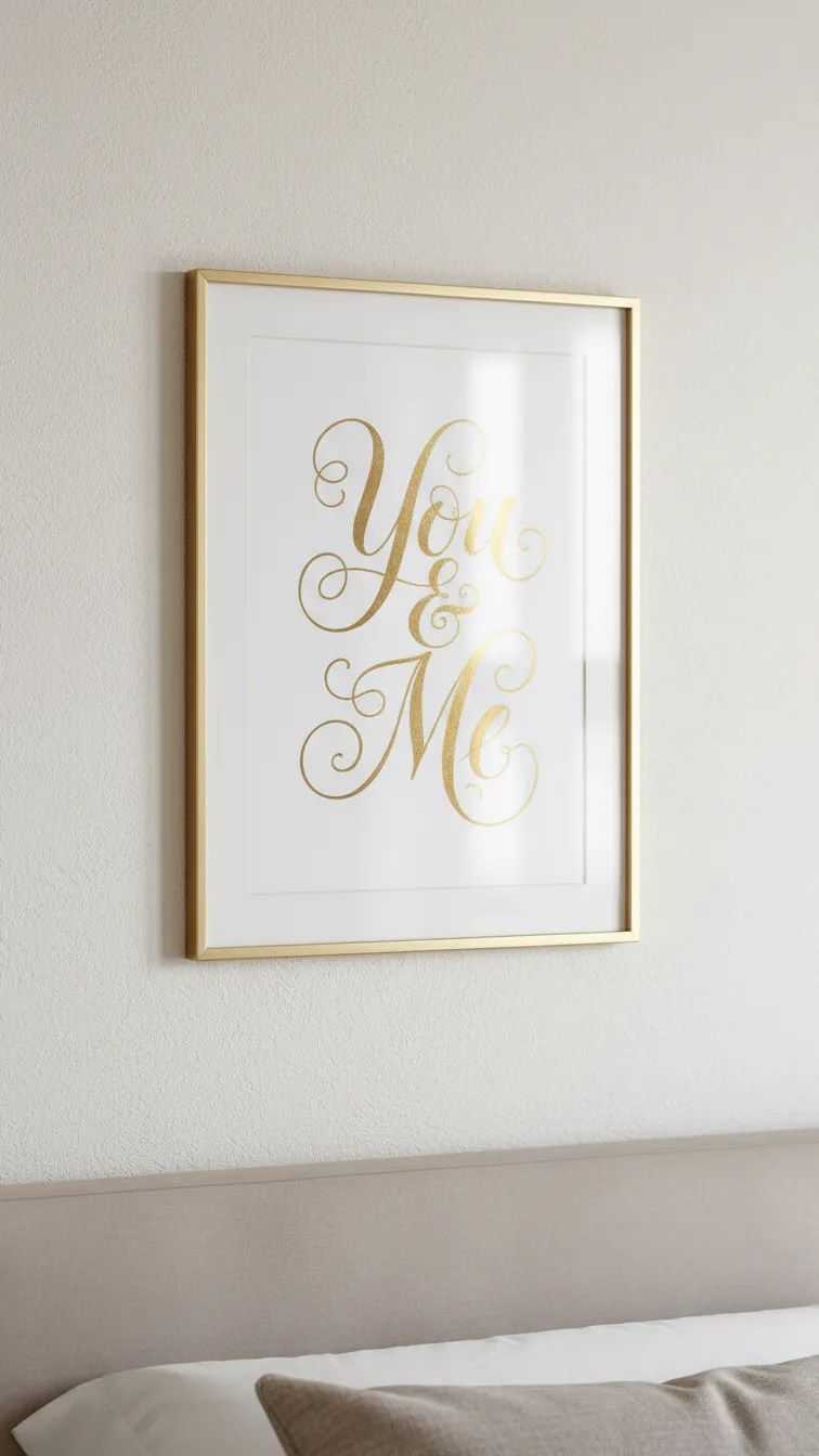 Romantic Calligraphy Art Print
