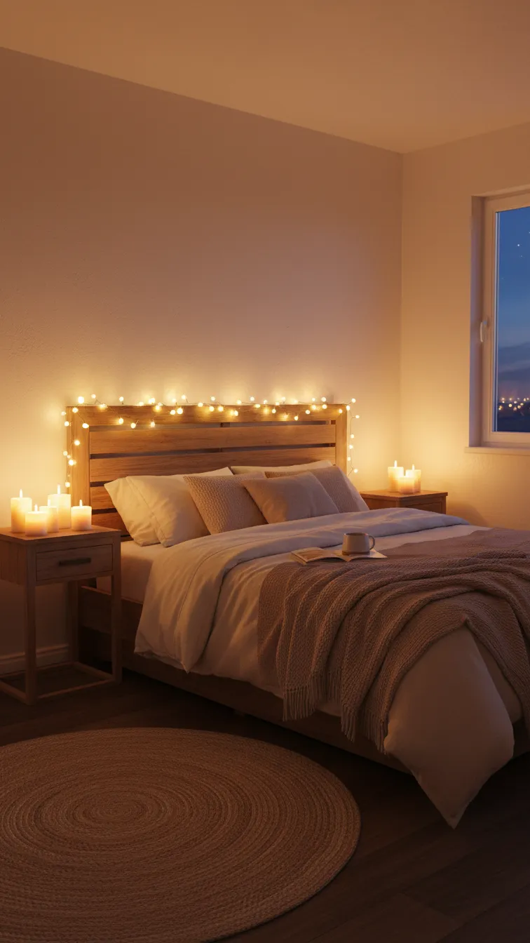 Strategic Lighting: Fairy Lights & Candles