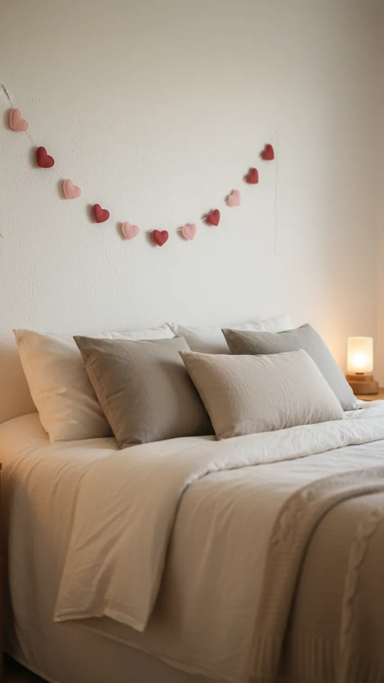 Heart-Shaped Garland or Banner