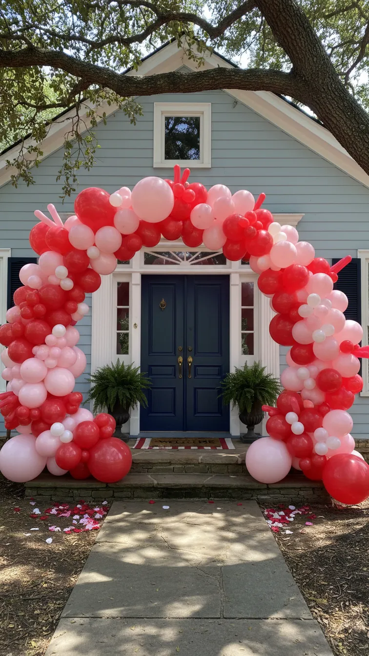 Balloon Archway of Hearts