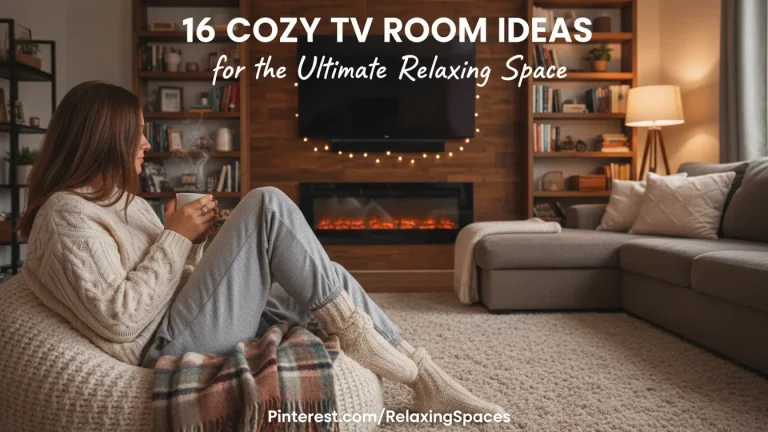 Cozy TV Room Ideas
