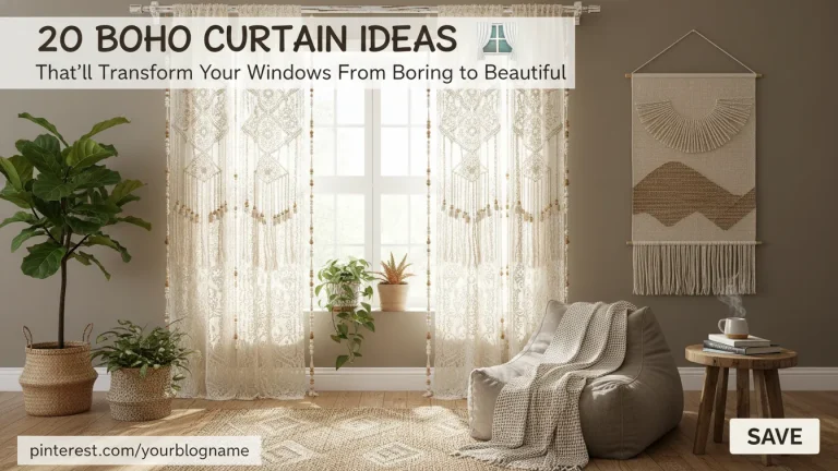 Boho Curtain Ideas