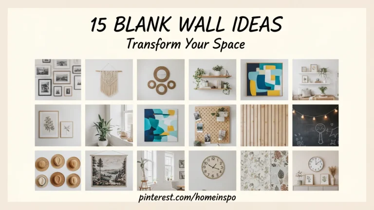 Blank Wall Ideas
