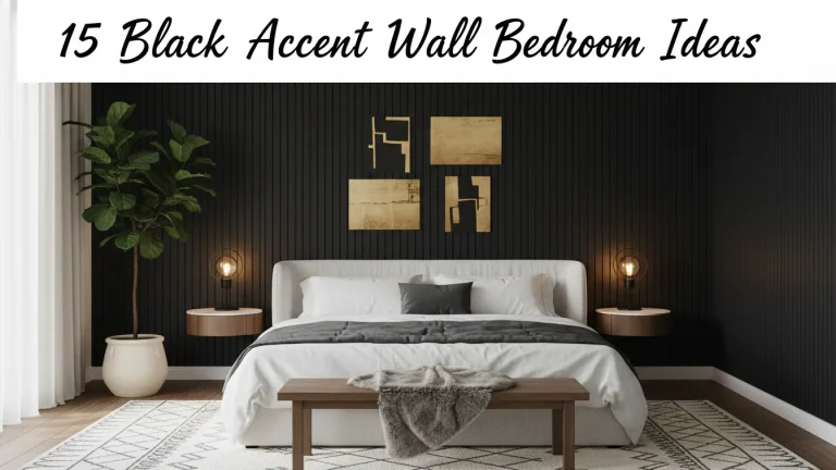 Black Accent Wall Bedroom Ideas