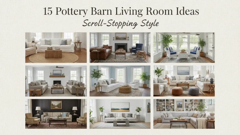 Pottery Barn Living Room Ideas