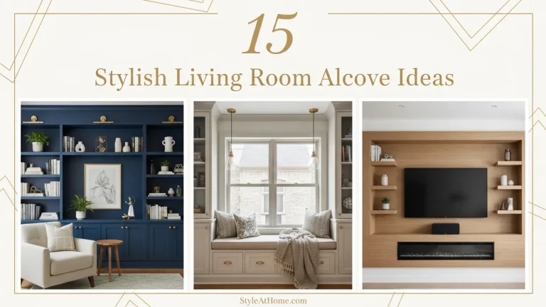 Living Room Alcove Ideas