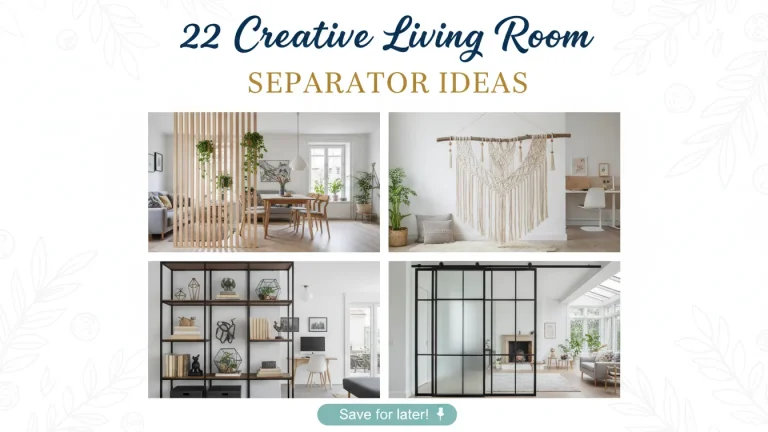 Living Room Separator Ideas